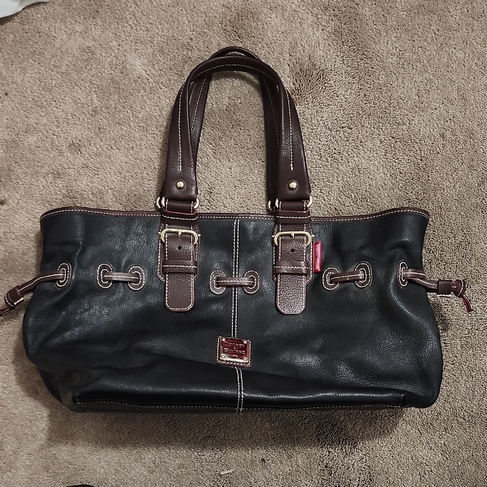 Dooney & Bourke Black Leather Tote Bag